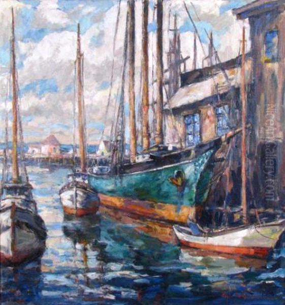 Boats At Harbor - view 1