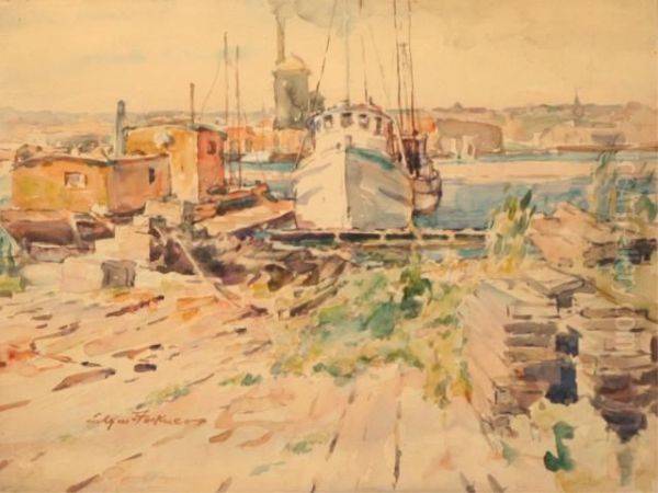 Boats At Harbor - view 1