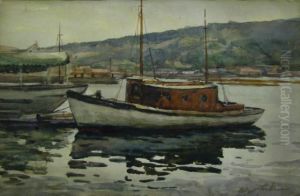 Harbor Scene Harbor Scene