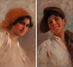 Ritratto Di Giovanetta by Eduardo Forlenza
