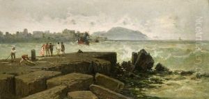 Mareggiata A Napoli by Achille Formis Befani