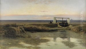 Okenlandskap by Achille Formis Befani