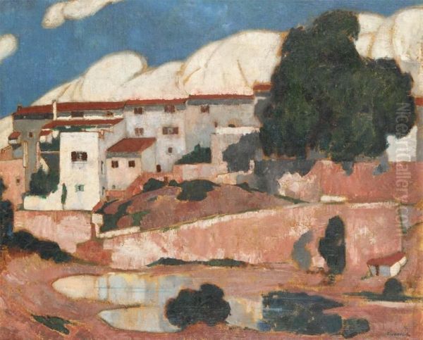 Paysage, Facades Blanches - view 1