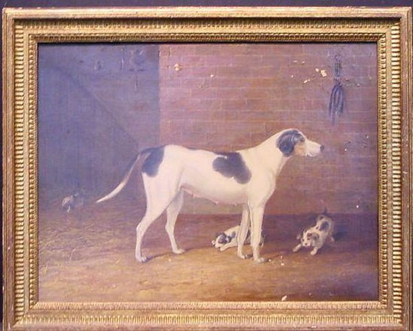 Mother With Puppies - view 1