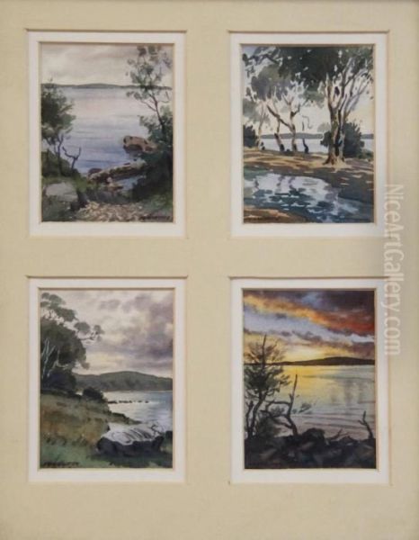 Four Small Watercolours - view 1