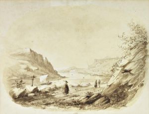 Vista Do Rio Douro Com A Cidade Do Porto by Joseph James Forrester