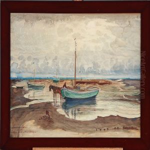 View From Sonderho Havn, Denmark by Carl Johan Forsberg