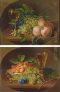 Still Life With Grapes: A Pair Of Paintings Still Life With Grapes: A Pair Of Paintings