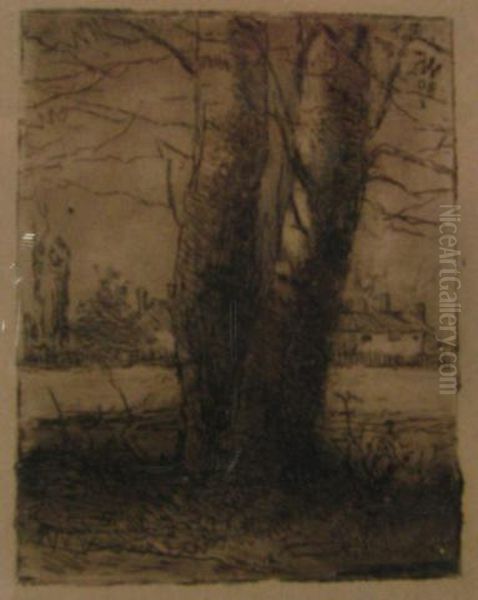 "first Etching Made By Forsyth - Made In 1880 From Nature - South Of Indianapolis" - view 1