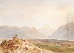 Landscapewith Castle by Simeon Fort