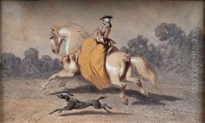 L'amazone by Theodore Fort
