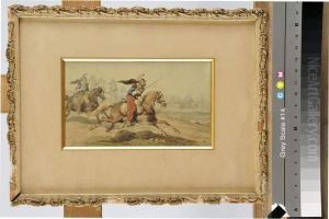 Charge De Cuirassiers by Theodore Fort