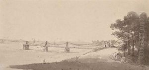 Trinity Chain Bridge, Newhaven by Henrietta Anne Fortescue