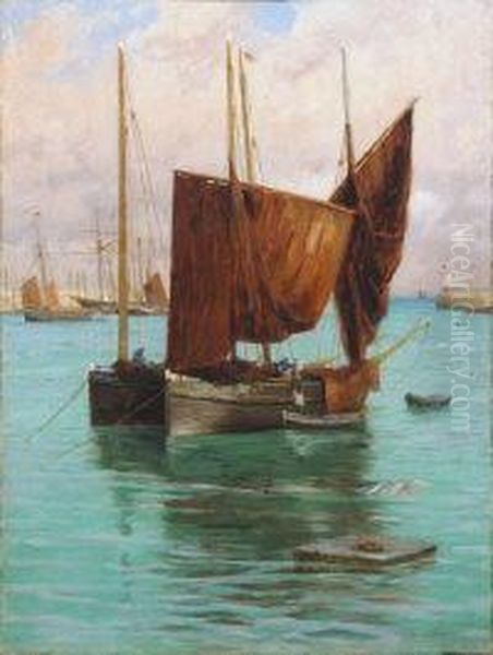 Fishing Boats In St Ives Harbour - view 1