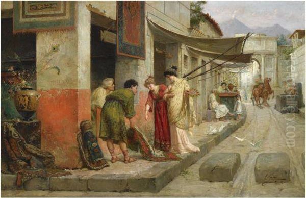 Carpet Merchant In Pompeii - view 1