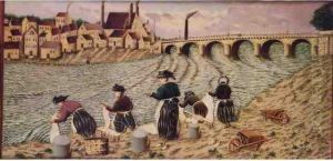 Les Lavandieres by Edmond Fortin