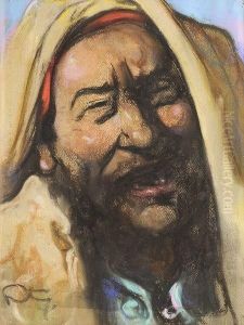 Portrait De Berbere by Mariano Fortuny Y Madrazo