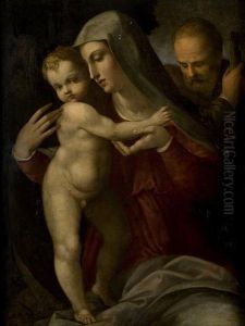 Sacra Famiglia by Pier Francesco Foschi
