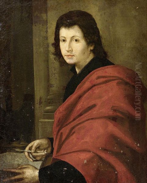 Portrait Of A Man, Writing - view 1