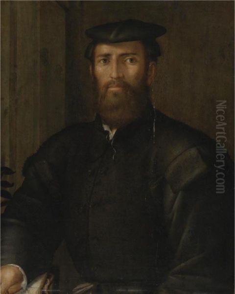 Portrait Of A Young Man In A Black Cap - view 1