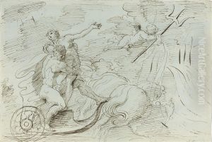 Neptune And Amphitrite (recto); A Nude (verso) Neptune And Amphitrite (recto); A Nude (verso)