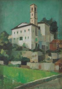 Vista Del Borgo by Agostino Fossati
