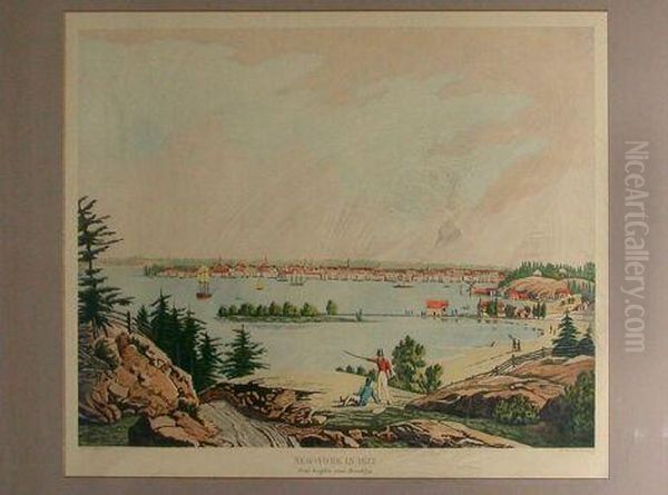 New York In 1822 And Wall Street In 1834 - view 1