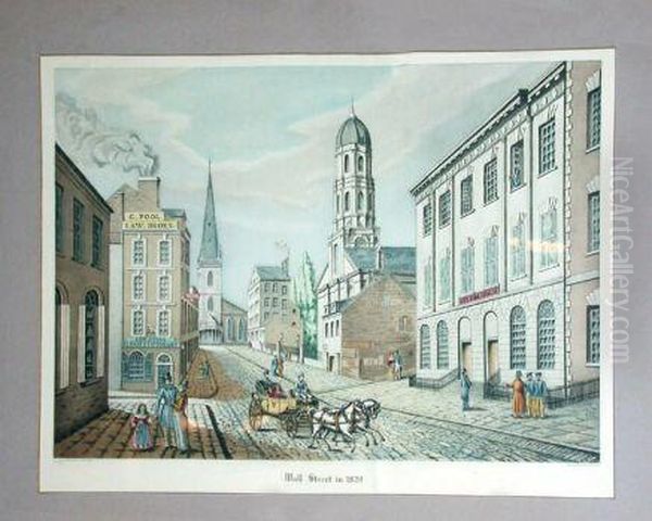 Wall Street In 1829 And New York In 1846 - view 1