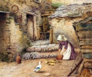 Feeding The Chicks by William Foster
