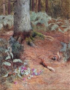 Red Squirrels by William Foster