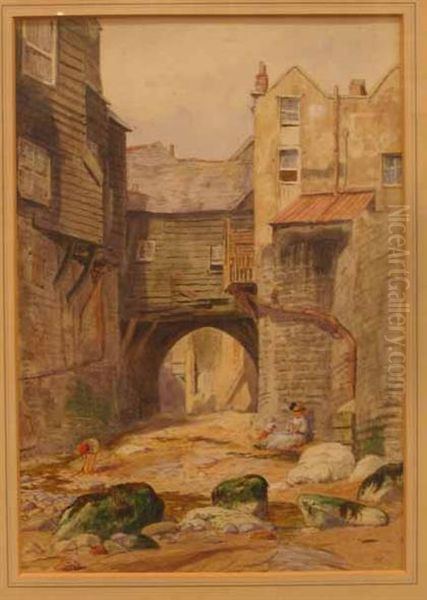 The Beach, Houses And Figures - view 1