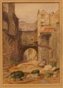 The Beach, Houses And Figures