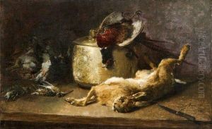 Nature Morte Au Lievre, Faisan Et Becasse