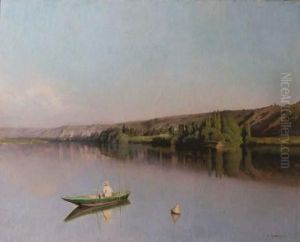 Des Bords De Seine by Emile Louis Foubert