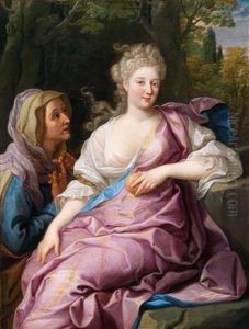 Portrat Einer Dame "en Vertumnus Et Pomone" Portrat Einer Dame "en Vertumnus Et Pomone"