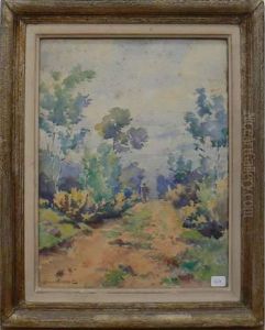 Promenade En Foret by Louis Vincent Fouquet