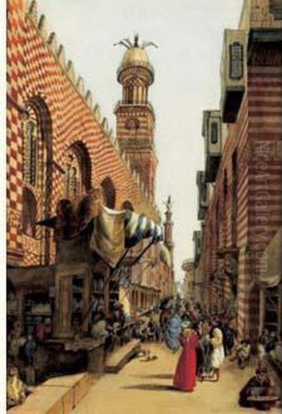Rue Animee Derriere La Mosquee - view 1