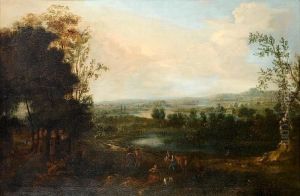Travellers In An Extensive Landscape