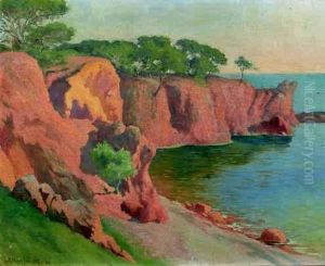 Crique Dans Le Midi by Albert-Auguste Fourie