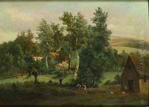 Paysage Vallonne Anime by Theodore Fourmois