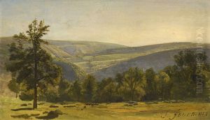 Hugelige Baumlandschaft by Theodore Fourmois