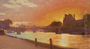 A Bridge Over The Seine River by Alexis Fournier