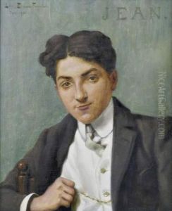Portrait De Jeune Homme by Louis Edouard Fournier