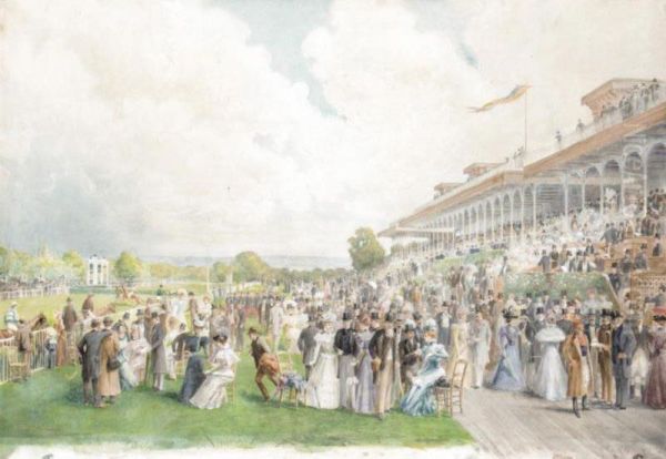 Racing At Auteuil - view 1