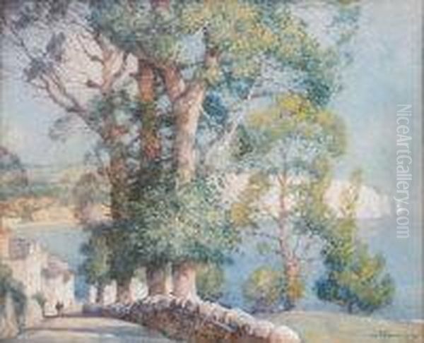 A Lane With Harry's Rocks In The Distance - view 1