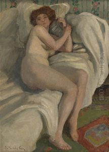 Reclining Nude by Emanuel Phillips Fox