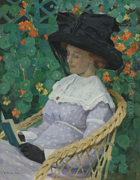 Nasturtiums by Emanuel Phillips Fox
