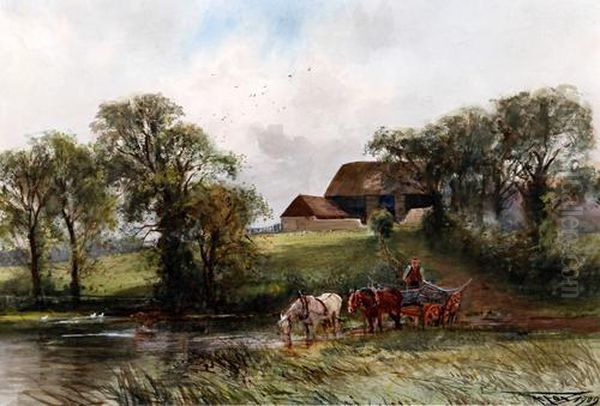Crossing By The Stream - view 1