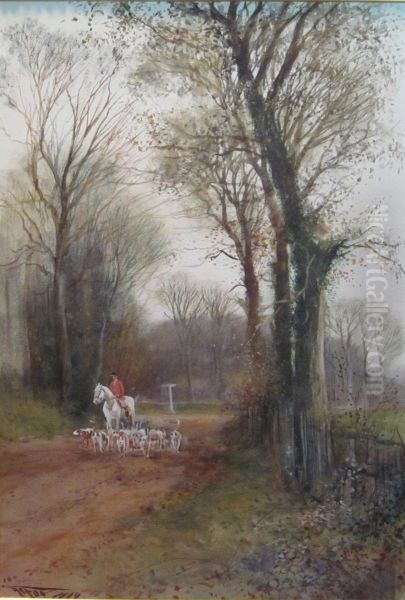 Lane Scene At Arundel, Sussex - view 1