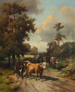 Cows On Path